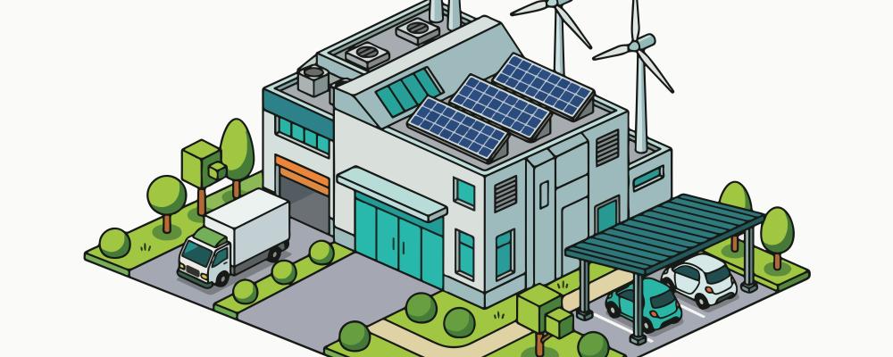 Illustration över energikällor. Illustration: Alghozy / Unsplash