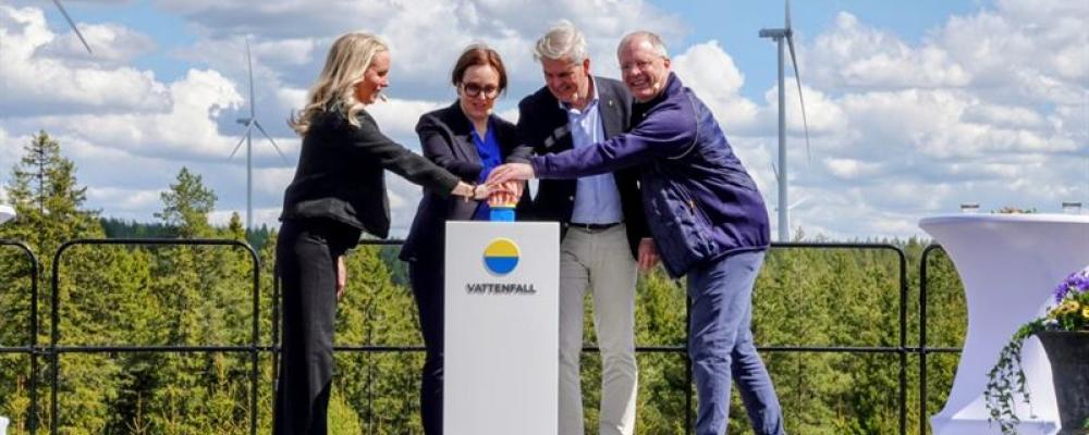 Invigning Bruzaholm. Fotograf: Vattenfall