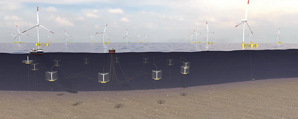 Havsbaserad vindkraft. Bild: Freja Offshore