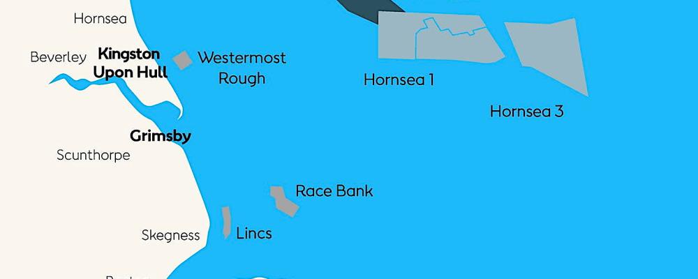 Avbrottet av Hornsea 4 utgör en utmaning för Storbritanniens mål att tredubbla sin kapacitet för havsbaserad vindkraft till 50 gigawatt före 2030. Projektet var en central del i denna strategi och dess avbrytande kan påverka landets förmåga att uppnå sina klimatmål. Foto: Ørsted