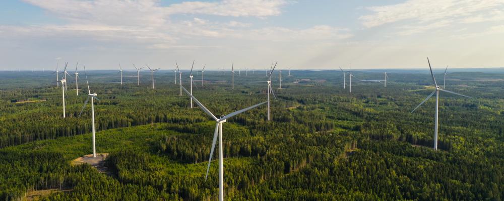 Vindkraftverk. Pressbild: Aneo