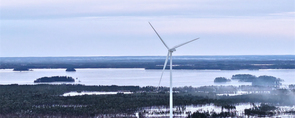 Lestijärvi Vindpark OX2. Foto: Antti Heikkilä