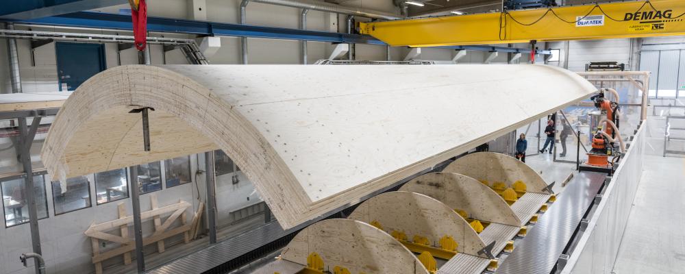 VIndkrafttorns produktion. Pressbild: Modvion