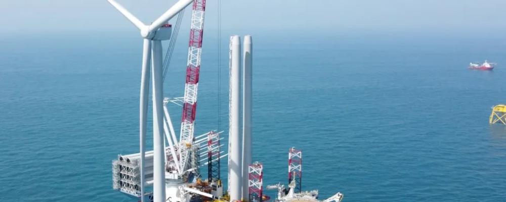Ett foto av den installerade turbinen har publicerats av Siemens Gamesa.
Foto: Siemens Gamesa