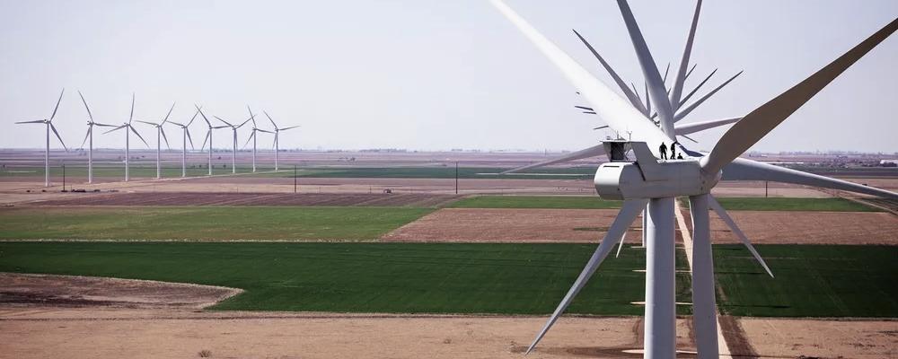 Vestas vindturbiner in Texas. Foto: Vestas