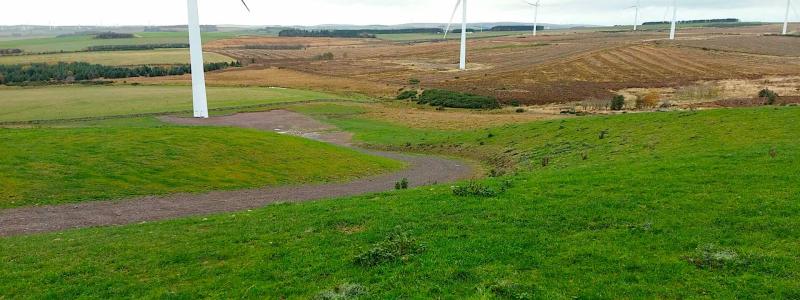 Renoverade vindkraftverk i Skottland. Foto: Locogen And Eurowind