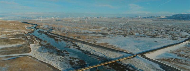 Burfell Wind farm. Foto: Landsvirkjun