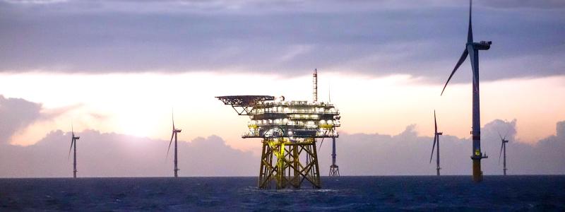 Nordsjön erbjuder också lösningar för renare sjöfart genom produktion och lagring av vätgas.  Foto: Siemens Energy