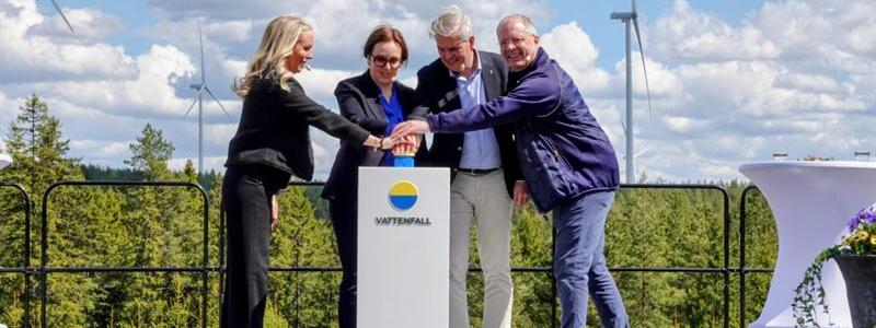 Invigning Bruzaholm. Fotograf: Vattenfall