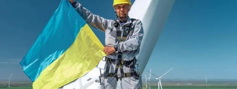 Ukraina fortsätter att satsa på vindkraft trots det pågående kriget. Foto: DETEK