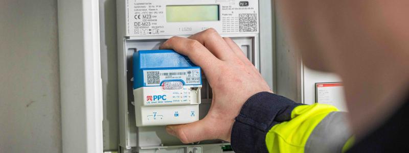 Kostnaden för en Smart Meter för tyska hushåll är begränsad till 20 euro per år, vilket innebär att nätbolagen tvingas stå för resten av kostnaden. Foto: EWE-NETZ