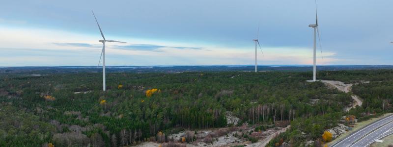 Femstenaberg Energyi Park. Pressbild: Rabbalshede Kraft AB