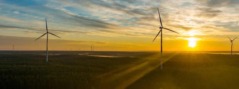 Fortum vill bygga upp till 14 vindkraftverk i Lakkasuo nära Simo i finska Lappland. Projektet är nu ute på samråd. Foto: Fortum