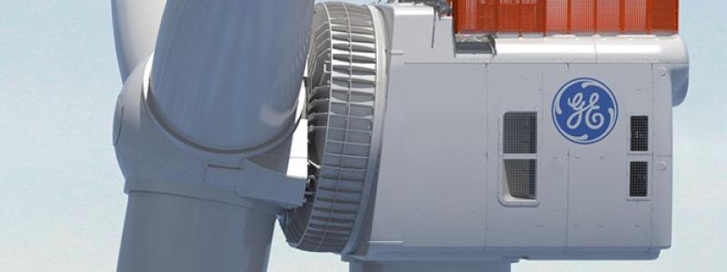 GE’s Haliade-X offshore vindturbin. Foto: General Electrics