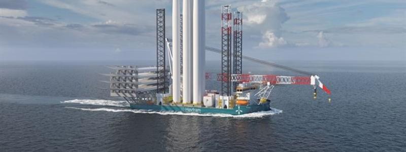 Havframs fartyg byggs för att klara av de mest avancerade och storskaliga offshore-vindprojekten, vilket gör dem till en eftertraktad partner för utvecklare av förnybar energi. Bild: Havfram