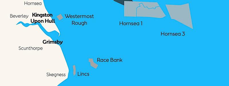 Avbrottet av Hornsea 4 utgör en utmaning för Storbritanniens mål att tredubbla sin kapacitet för havsbaserad vindkraft till 50 gigawatt före 2030. Projektet var en central del i denna strategi och dess avbrytande kan påverka landets förmåga att uppnå sina klimatmål. Foto: Ørsted