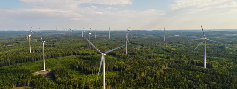 Vindkraftverk. Pressbild: Aneo