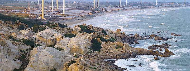 Vindkraftsturbiner i kinesiska orten Liu'ao. Foto: Wikipedia Common, kredit: Vmenkov