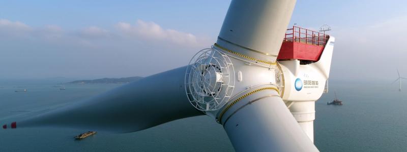 Världens mest kraftfulla turbin, ett havsvindkraftverk på 22 MW och en rotor på över 310 meter kan stå klar redan 2025 meddelar Mingyang Smart Energy, den största privata vindkraftverkstillverkaren i Kina.
Foto: Mingyang Smart Energy