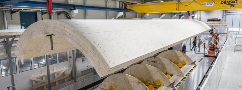 VIndkrafttorns produktion. Pressbild: Modvion