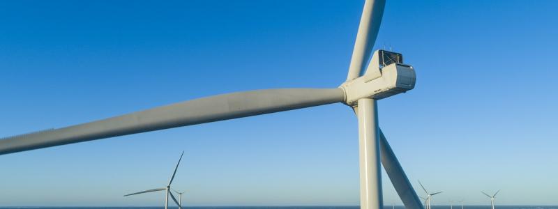 De tre vindturbinerna i Muntila vindkraftspark. Källa: SUSI Renewable Energy Fund II.