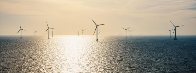 Genrebild på en havsbaserad vindkraftspark. Bild: Getty Images..