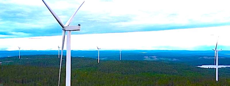 Idag är Finland och Sverige de ledande länderna för nya vindkraftsprojekt i Norden. Foto: Nordex