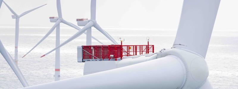 Vestas turbin V164-9.5 MW, Northwester 2, i Belgien. Foto: Vestas