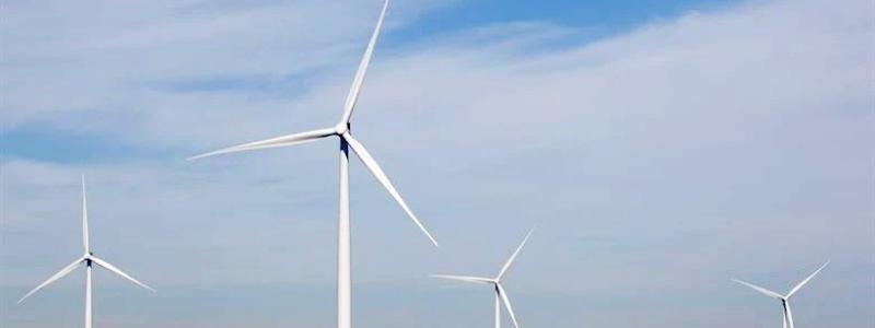 Den planerade havsbaserade vindkraftsparken Gennaker i tyska Östersjön ska bestå av 63 vindkraftverk med en total effekt på 976,5 megawatt. Foto: Skyborn