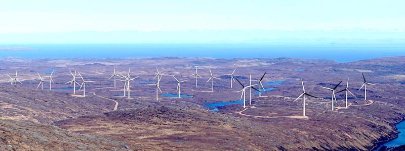 Isle of Lewis i Skottland. Illustration: Eurowind Energy