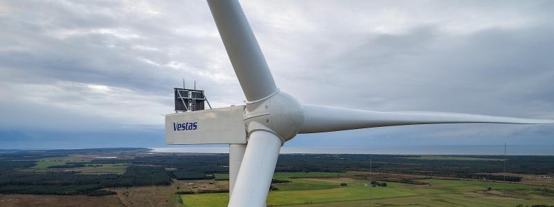 Med detta nya kontrakt överstiger Vestas orderintag för 2023 märket på 10 gigawatt. Detta är det åttonde året i rad som företaget passerar 10-gigawattgränsen. Foto: Vestas