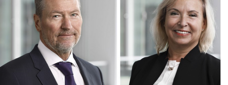 Anne Gynnerstedt och Torbjörn Wahlborg lämnar Vattenfalls koncernledning. Foto: Vattenfall