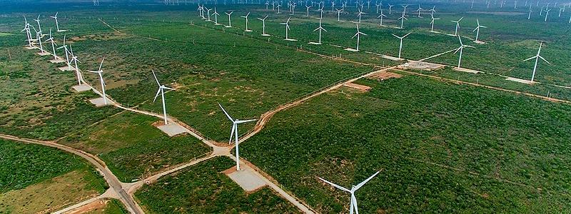Vestas landbaserade vindkraftverk. Foto. Vestas