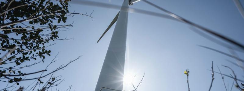 Totalt ska 25 vindkraftverk uppföras i SR Energys nya Vindpark Horshaga i Kronobergs län. Ramirent blir en del i projektet. Foto: Veidekke