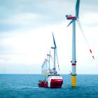 Muir Mhor är en flytande vindkraftpark utanför Skottlands östkust. Foto: Continuum Industries