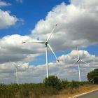 Vindkraftverk. Vindparken Vacareni i Rumänien ska bestå av 17 turbiner med en total effekt på 102 megawatt. Foto: Big Mega Renewable Energy