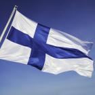 Finska flaggan. Pressbild: Rabbalshede Kraft