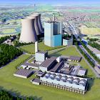 Planerat gaskraftverk i tyska energigigantens RWEs koncept – de planerade enheterna ska fungera som reservkapacitet i ett energisystem baserat på förnybara källor. Bild: RWE