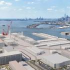 Byggarbetet på land är igång vid South Brooklyn Marine Terminal. Empire Wind 1 blir USA:s första havsbaserade vindkraftsprojekt som kopplas direkt till elnätet i New York City, med målet att leverera första elen i slutet av 2026. Bild: Equinor
