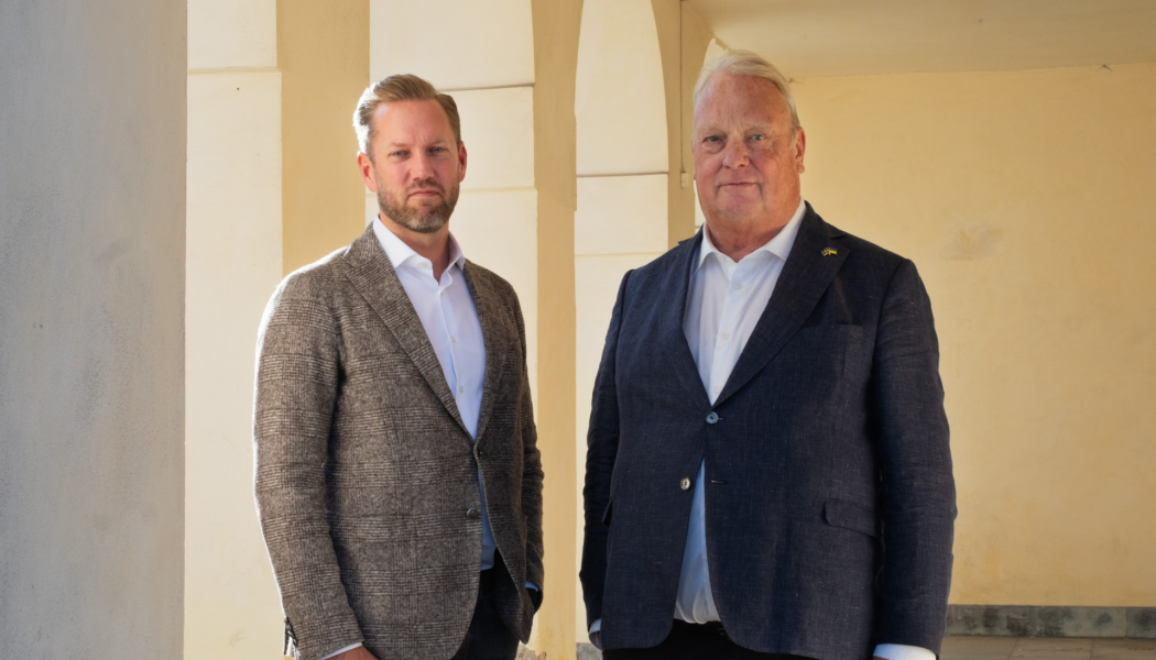 Christian Byhmer, VD och Mikael Odenberg, styrelseordförande. Foto: Christian Gustavsson 