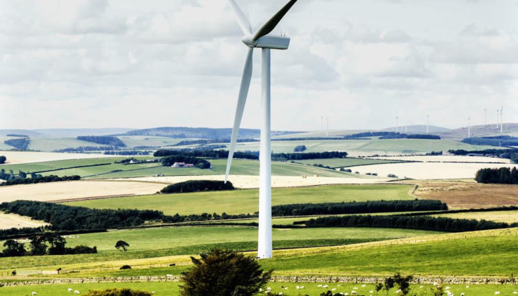 Vindkraftverket i Howpark, som för närvarande består av åtta vindturbiner av modellen Vestas V80 med en kapacitet på 16 megawatt (MW), blev nyligen operationellt. Foto: Eurowind