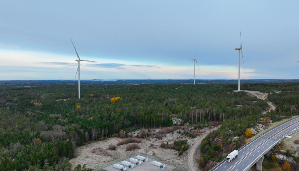 Femstenaberg Energyi Park. Pressbild: Rabbalshede Kraft AB