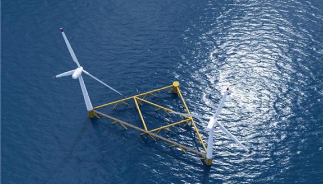 Hexicon har slutfört försäljningen av sitt 32 megawatt stora flytande havsvindkraftsprojekt Twinhub i Storbritannien för endast ett pund, motsvarande cirka 1,15 euro, efter att projektet tidigare i veckan förlorat sitt elavtal. Foto: Hexicon