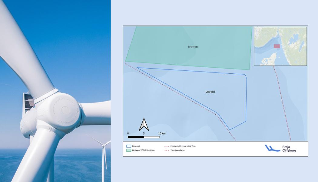 Freja Offshore Mareld Natura 2000 tillstånd. Pressbild: Freja Offshore