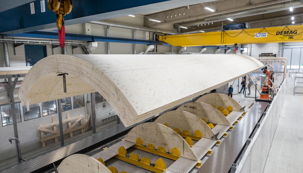 VIndkrafttorns produktion. Pressbild: Modvion