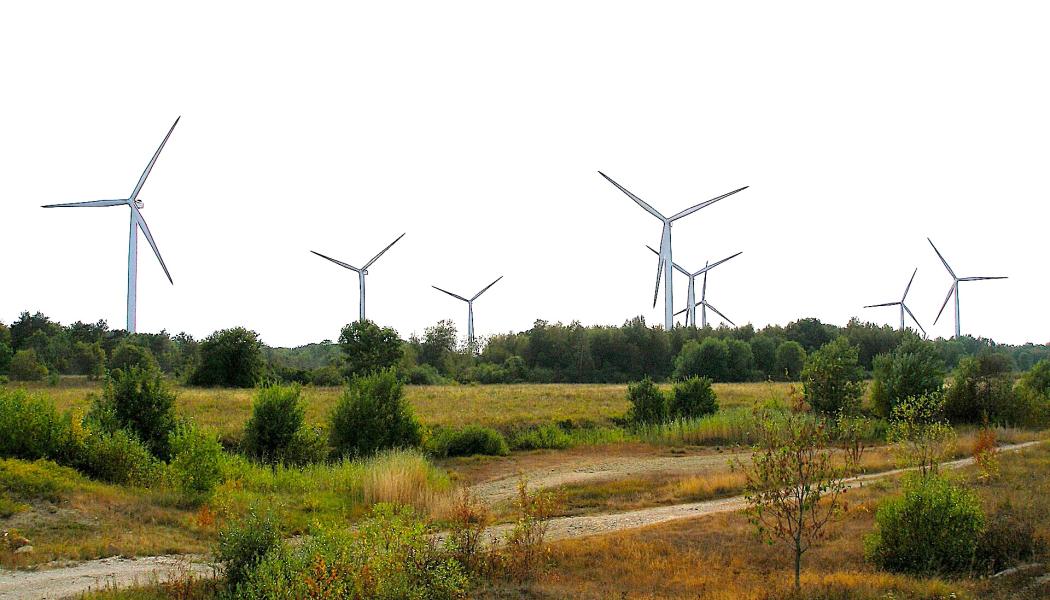 Pakri vindenergipark på 18,4 megawatt i Estland. Foto: Wikipedia Common, kredit: Hannu
