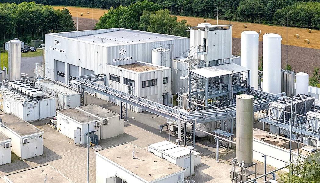 Hy2gen Germany förvärvar anläggningen och projektportföljen från Kiwi AG i Werlte och stärker sin expertis inom produktion av förnybar vätgas och dess derivat. Foto: Kiwi AG, 