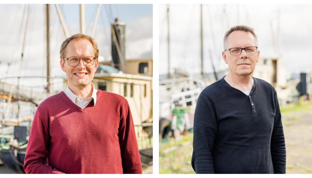 Jan Schmidtbauer Crona, utredare vid HaV, Joacim Johannesson, utredare vid HaV. Foto: Natalie Greppi