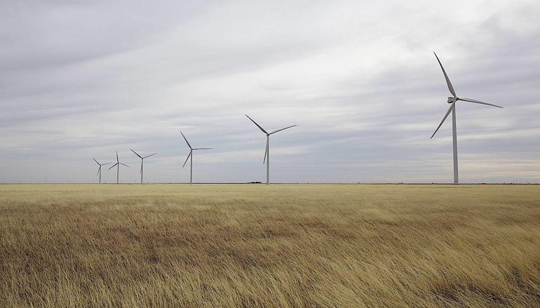 Vindkraftverk i South Plains, Texas. Foto: Wikipedia Common, kredit: Leaflet
