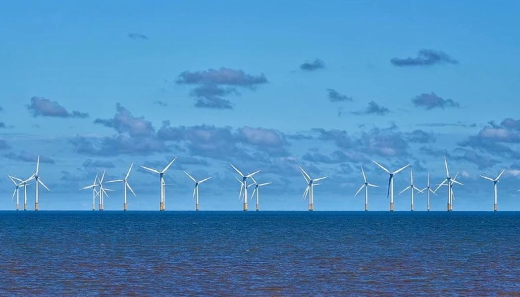 Offshorevindpark till havs. Symbolbild:  Foto: Total Energies